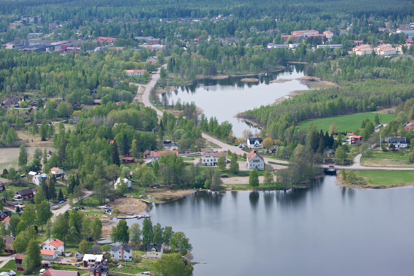 Långshyttan från luften