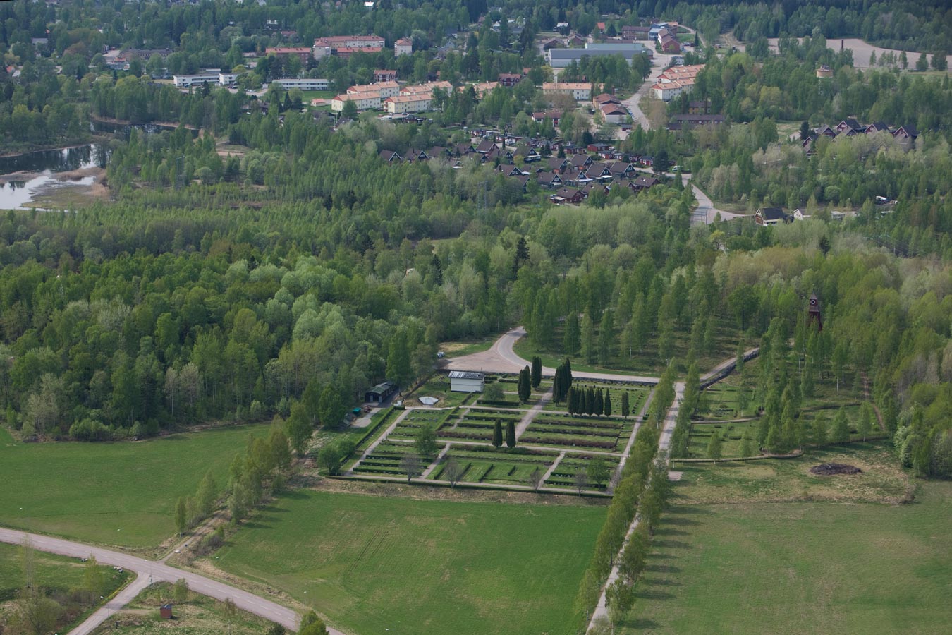 Långshyttan från luften