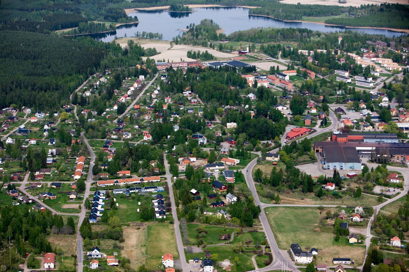 Långshyttan från luften