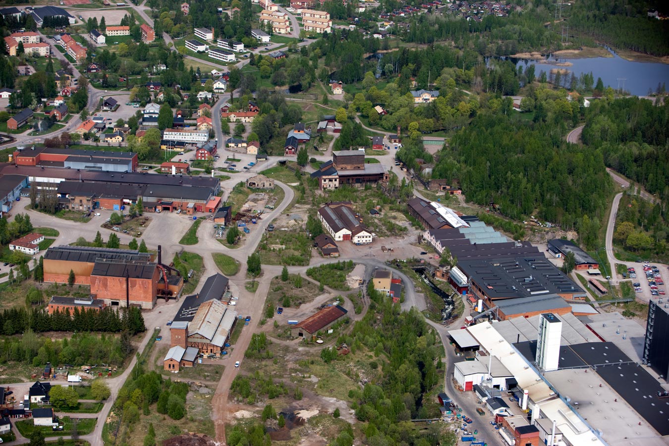Långshyttan från luften